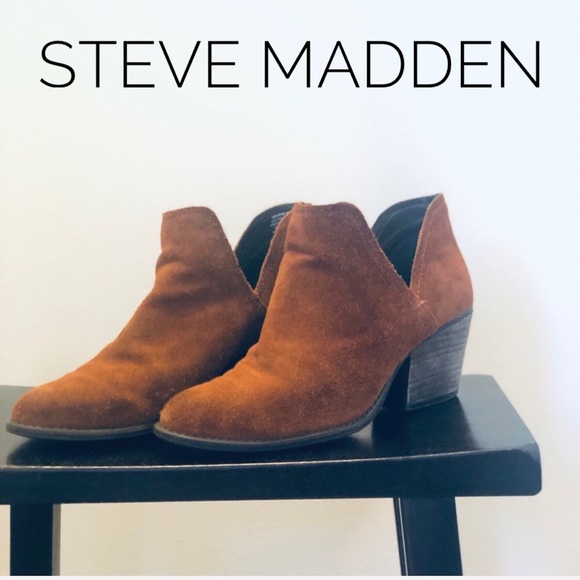 Steve Madden Shoes - STEVE MADDEN Cognac Booties